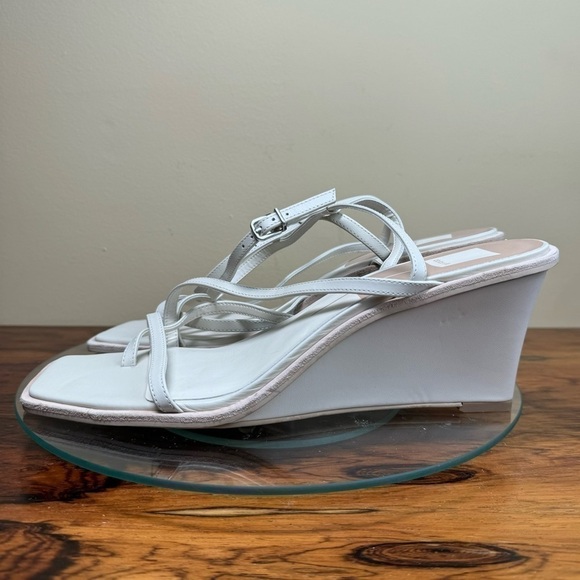 Dolce Vita Gemini Wedges - ivory leather - size 12 - Picture 4 of 16